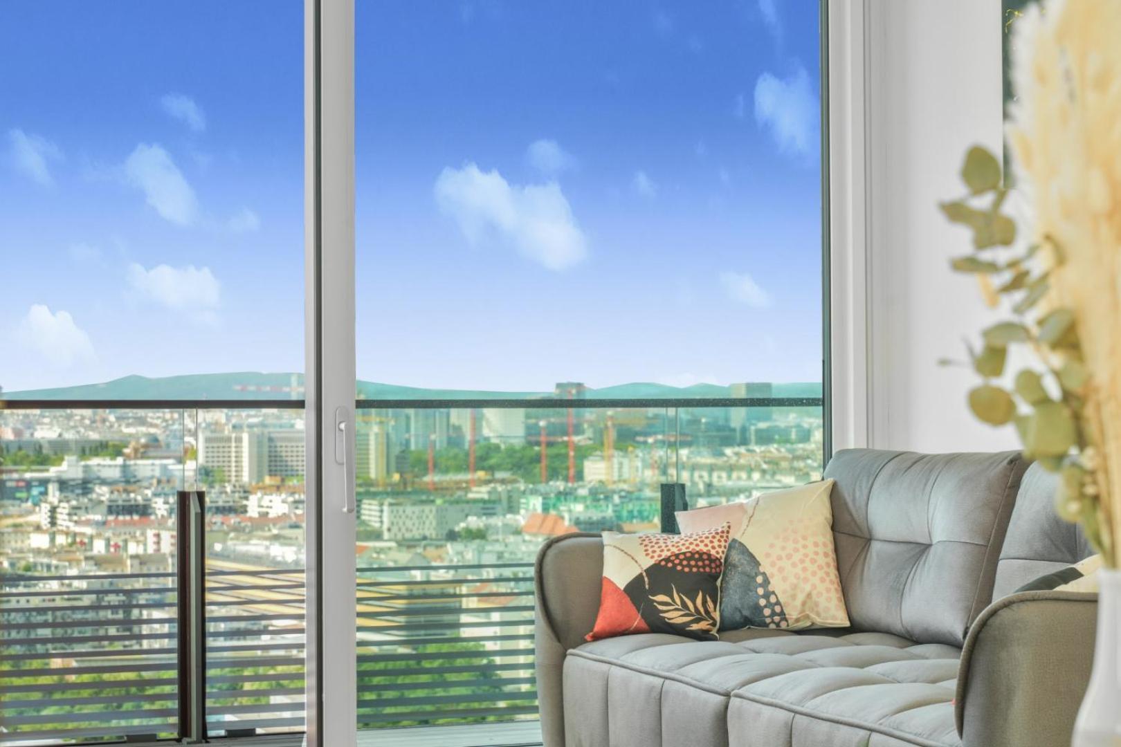 Luxury Penthouse I Rooftop Pool I Self Check-In Вена Экстерьер фото